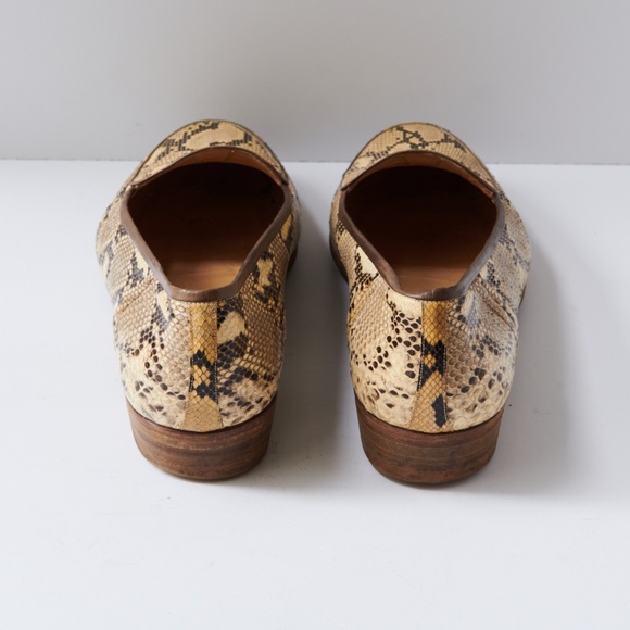 80s - SUSAN BENNIS - WARREN EDWARDS - Loafer - Men\'s - 10 - Tan - Python main image 8